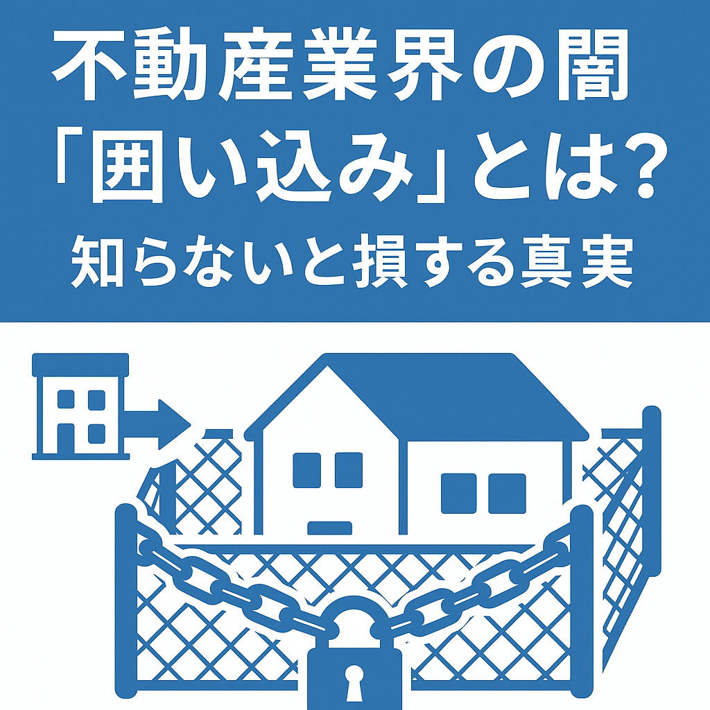 不動産業界の闇「囲い込み」とは？知らないと損する真実